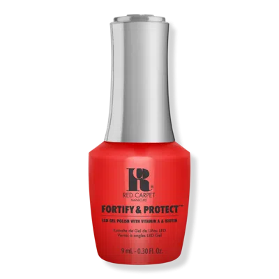 Red Carpet Manicure Fortify & Protect Led Gel Nail Polish Collection - Red-y To Party