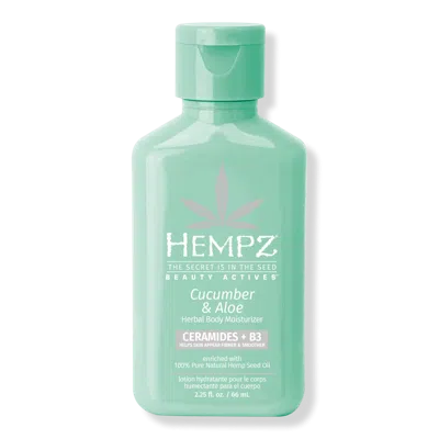 Hempz Cucumber & Aloe Moisturizer With Ceramides + B3 - 2.25 oz