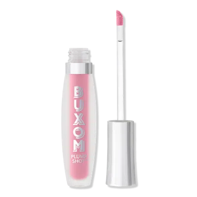 Buxom Plump Shot Plumping And Smoothing Lip Serum Gloss With Peptides And Hyaluronic Acid - Lingerie In Nude