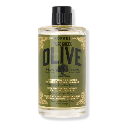 Korres Pure Greek Olive 3-in-1 Nourishing Oil In No Color