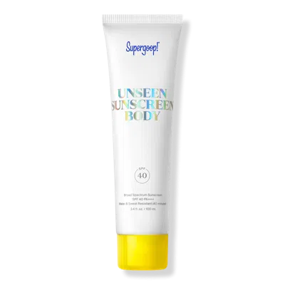 Supergoop Unseen Sunscreen Body Spf 40 Invisible Sun Protection