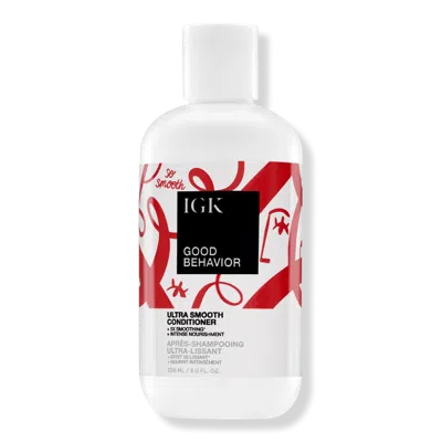 Igk Unisex 8 oz Good Behavior Ultra Smooth Conditioner In White