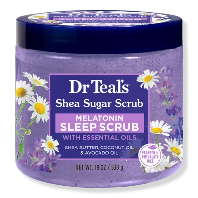 Dr Teal's Shea Sugar Body Scrub With Melatonin, Lavender And Chamomile Essential Oils