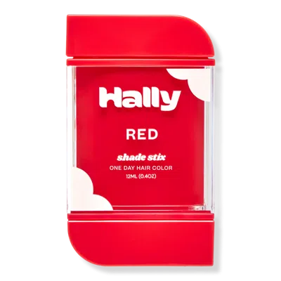 Hally Shade Stix Temporary Wash Out Hair Color - Red In Red