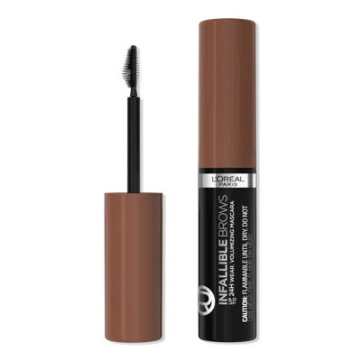 L'oreal Infallible Brows 24h Volumizing Mascara - Auburn In Brown