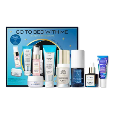 Sunday Riley Go To Bed With Me Complete Anti-aging Night Routine