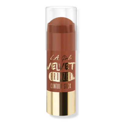 L.a. Girl Velvet Contour Bronzer Stick - Suede In Brown