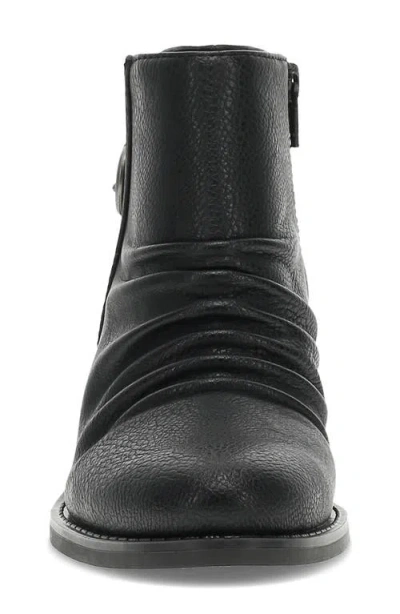 Baretraps Linnea Womens Round Toe Block Heel Booties In Black