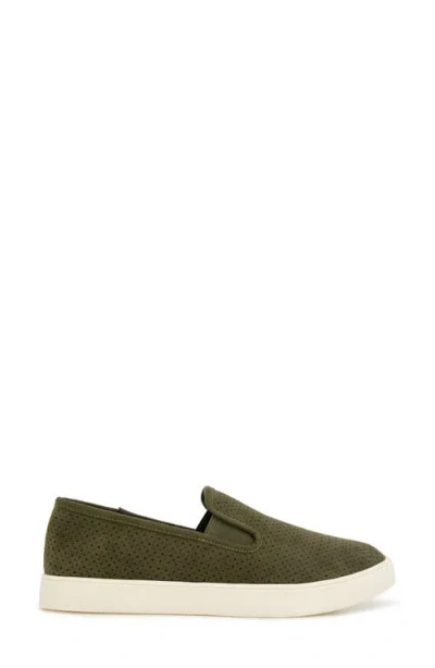 Esprit North Perforated Slip-on Sneaker In Green
