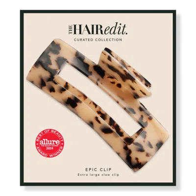 The Hair Edit Epic Extra Large Tortoise Claw Clip In Brown
