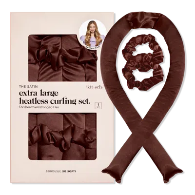 Kitsch Extra Large Heatless Curling Set Satin