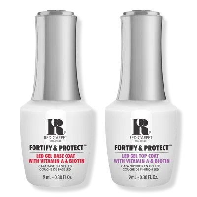 Red Carpet Manicure Fortify & Protect Base Coat + Top Coat Duo