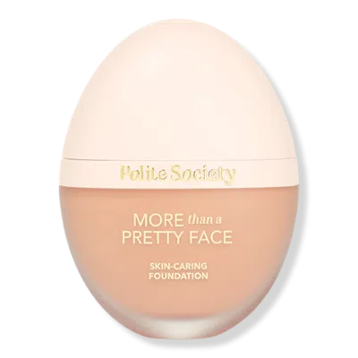 Polite Society More Than A Pretty Face Skin-caring Foundation - Light Neutral In Neutral