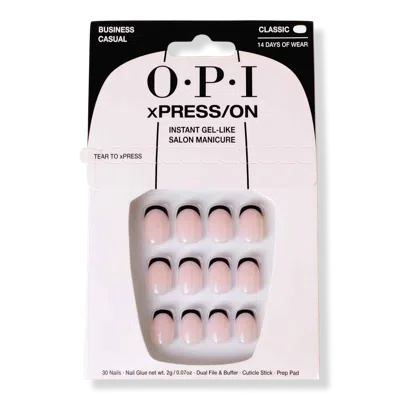 Opi Xpress/on French Tip Press On Nails - Business Casual