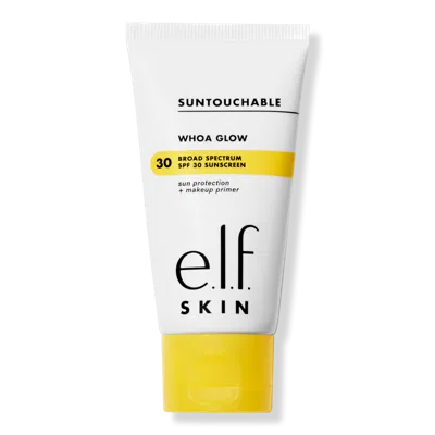 E.l.f. Cosmetics Suntouchable Whoa Glow Broad Spectrum Spf 30 Sunscreen - Sunburst In Yellow
