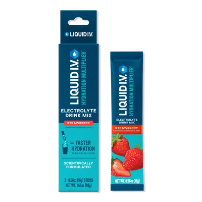 Liquid I.v. Hydration Multiplier Electrolyte Drink Mix Strawberry - 3 Ct