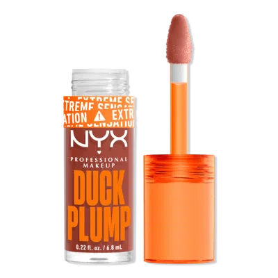 Nyx Professional Makeup Duck Plump High Pigment Lip Plumping Gloss - Brown Of Applause