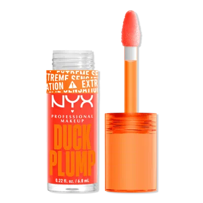 Nyx Professional Makeup Duck Plump High Pigment Lip Plumping Gloss - Peach Out In Orange
