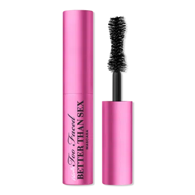 Too Faced Travel Size Naturally Better Than Sex Lengthening And Volumizing Mascara - Black In Black