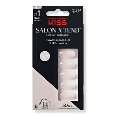 Kiss Salon X-tend Led Soft Gel System Design Nails - Words