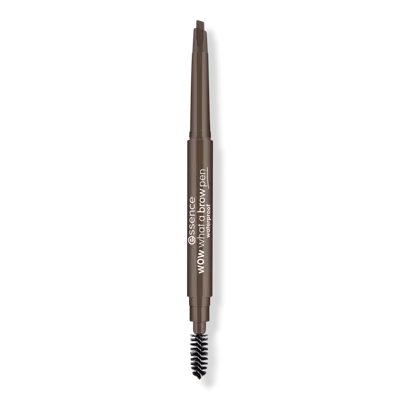 Essence Wow What A Brow Pen Waterproof - Dark Brown In Brown