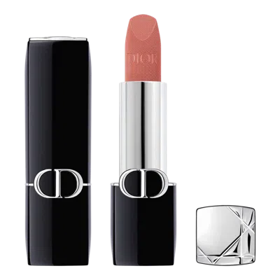 Dior 100 Nude Look Rouge New Velvet Lipstick Refill 3.5g