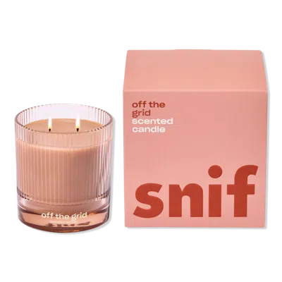 Snif Off The Grid Scented Candle In Brown