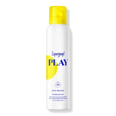 Supergoop Play Body Mousse Spf 50 Sunscreen In White