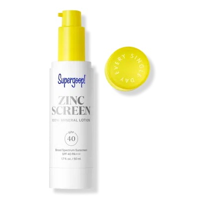 Supergoop Zincscreen 100% Mineral Lotion Spf 40 Sunscreen