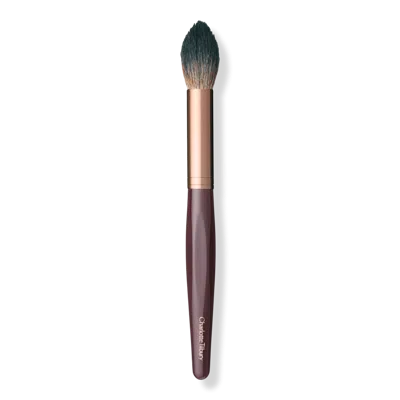 Charlotte Tilbury Powder & Sculpt Brush In Rose Gold & Night Crimson