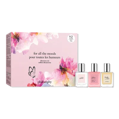 Philosophy Di Lorenzo Serafini For All The Moods Fragrance Discovery 3-piece Gift Set