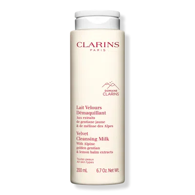Clarins Velvet Facial Milk Cleanser 6.7 Oz. In White