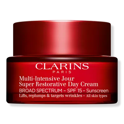 Clarins Super Restorative Day Moisturizer With Spf 15 Sunscreen