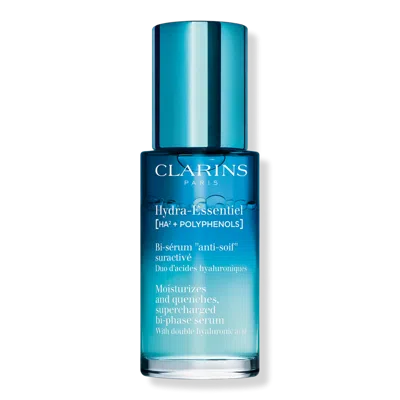 Clarins Hydra-essentiel Bi-phase Face Serum With Double Hyaluronic Acid In Blue