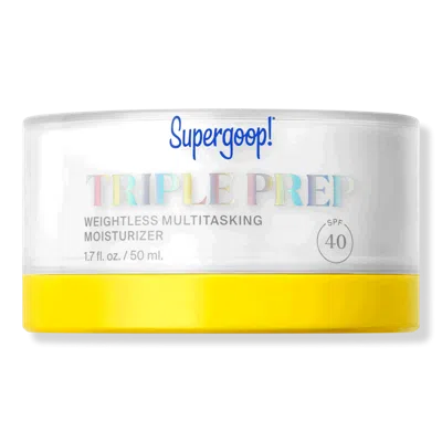 Supergoop Triple Prep Weightless Multitasking Moisturizer Spf 40 Face Sunscreen
