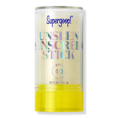 Supergoop Unseen Sunscreen Stick Spf 40 Invisible Sun Protection In Transparent