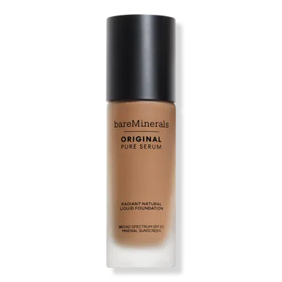 Bareminerals Original Pure Serum Liquid Skincare Foundation Mineral Spf 27 - Medium Deep Neutral 4
