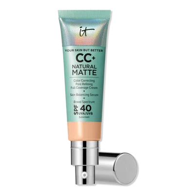 It Cosmetics Cc+ Cream Natural Matte Foundation With Spf 40 - Light Medium