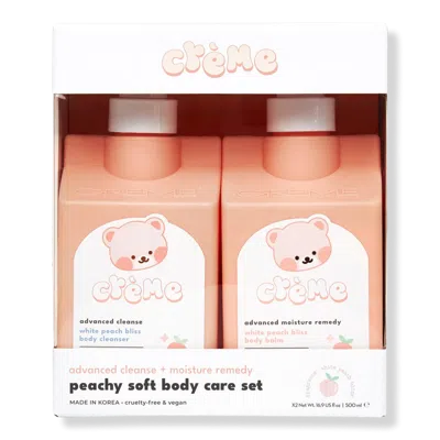 The Creme Shop Boba Bears Peachy Soft Body Care Set In Transparent