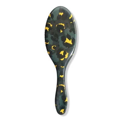 Denman D81m Style And Shine Brush - Leopard Print In Animal Print