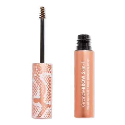 Grande Cosmetics Travel Size Grandebrow 2-in-1 Tinted Brow Gel + Brow Enhancing Serum - Medium