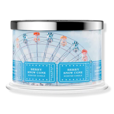 Homeworx Berry Snow Cone 4-wick Scented Candle In Multi