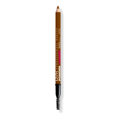 Nyx Professional Makeup Powder Louder Brow Powder Pencil - Auburn In Brown