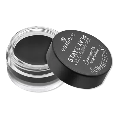 Essence Stay & Play Gel Eyeliner Pot - Black 01 In Black