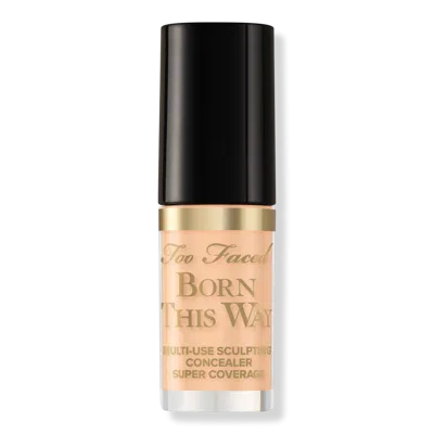 Too Faced Travel Size Born This Way Super Coverage Multi-use Concealer - Vanilla In White