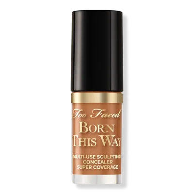 Too Faced Travel Size Born This Way Super Coverage Multi-use Concealer - Butterscotch In Orange