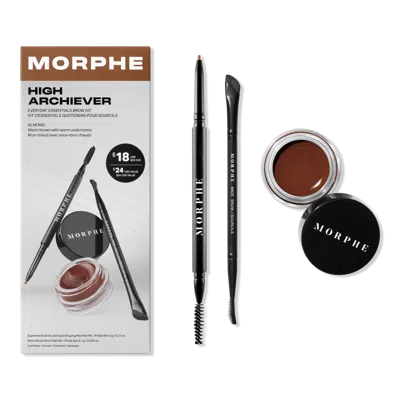 Morphe High Archiever Everyday Essentials Brow Kit - Almond In Brown
