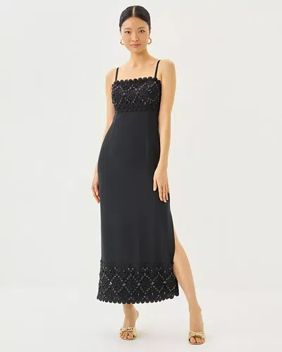 Lilly Pulitzer Vena Maxi Dress In Black