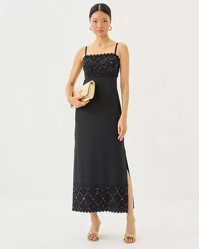 Lilly Pulitzer Vena Maxi Dress In Black