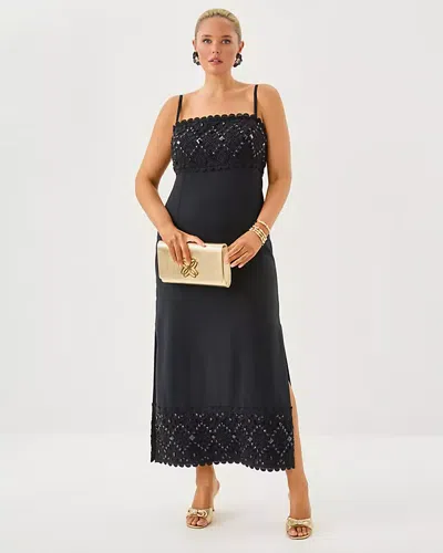 Lilly Pulitzer Vena Maxi Dress In Black